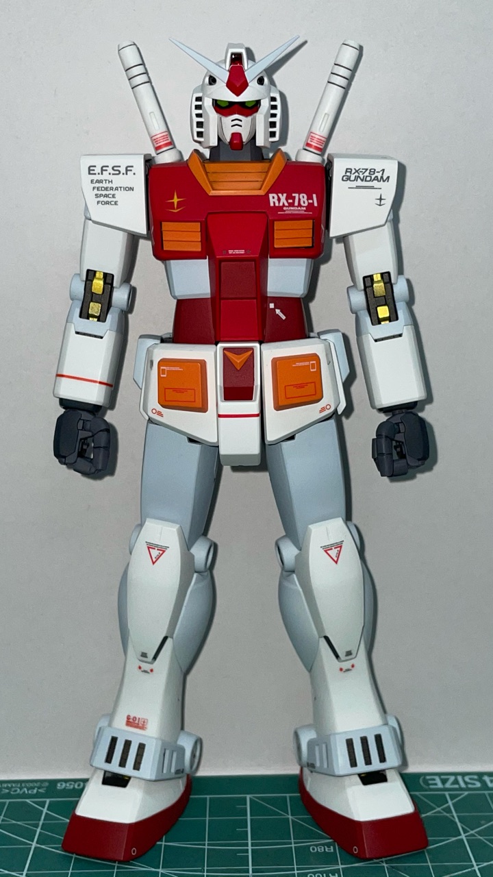 MG 1/100 RX-78-1 SFCソフト「V作戦始動」2Pカラー : くたろう MG 1/100 RX-78-1 SFCソフト「V作戦始動」2Pカラー : くたろう