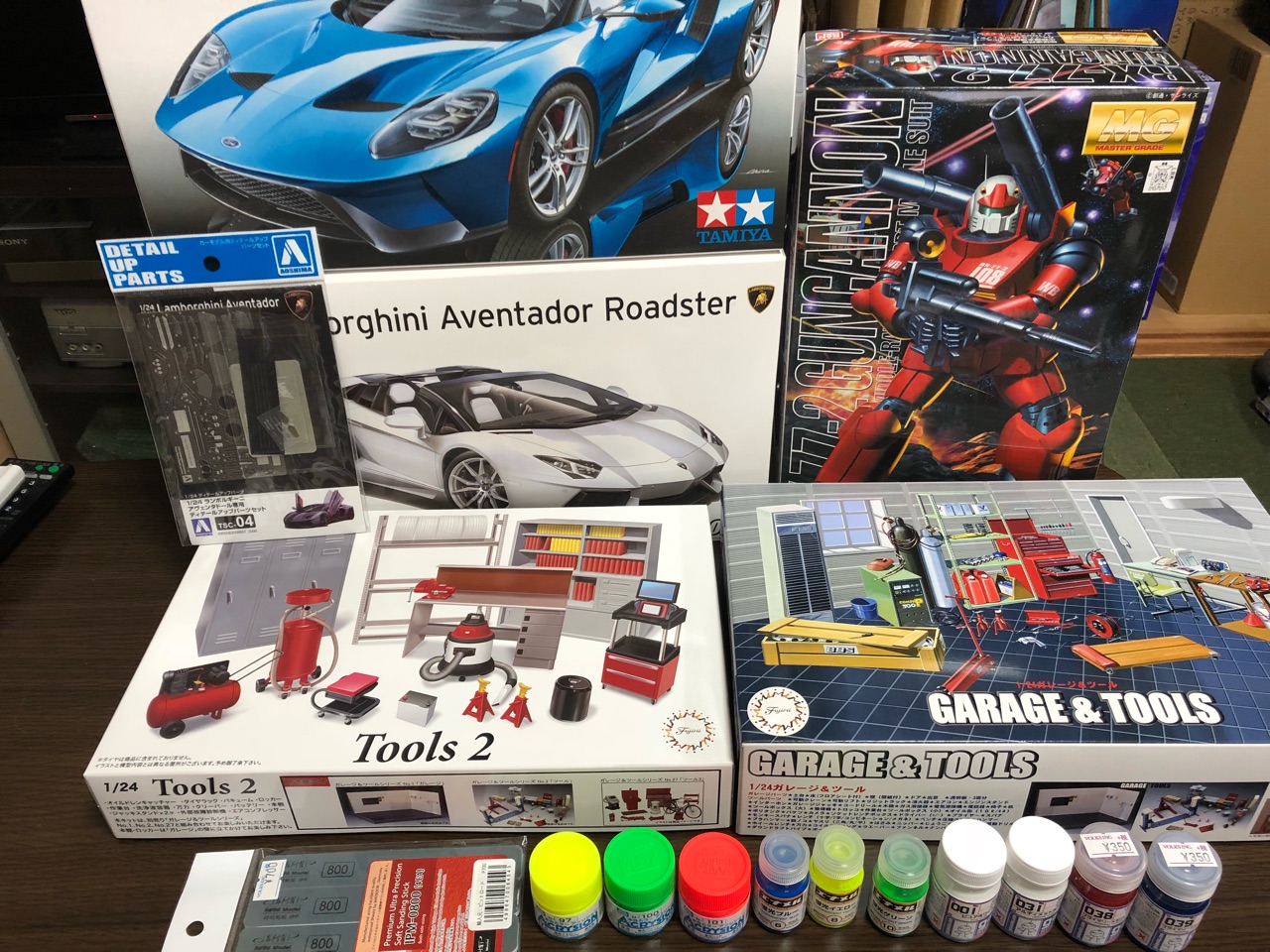 NO.83  1/24 ガレージ&amp;ツール 完成品・塗装済み 1/24 ガレージ&ツールセット (プラモデル) - ホビーサーチ カー