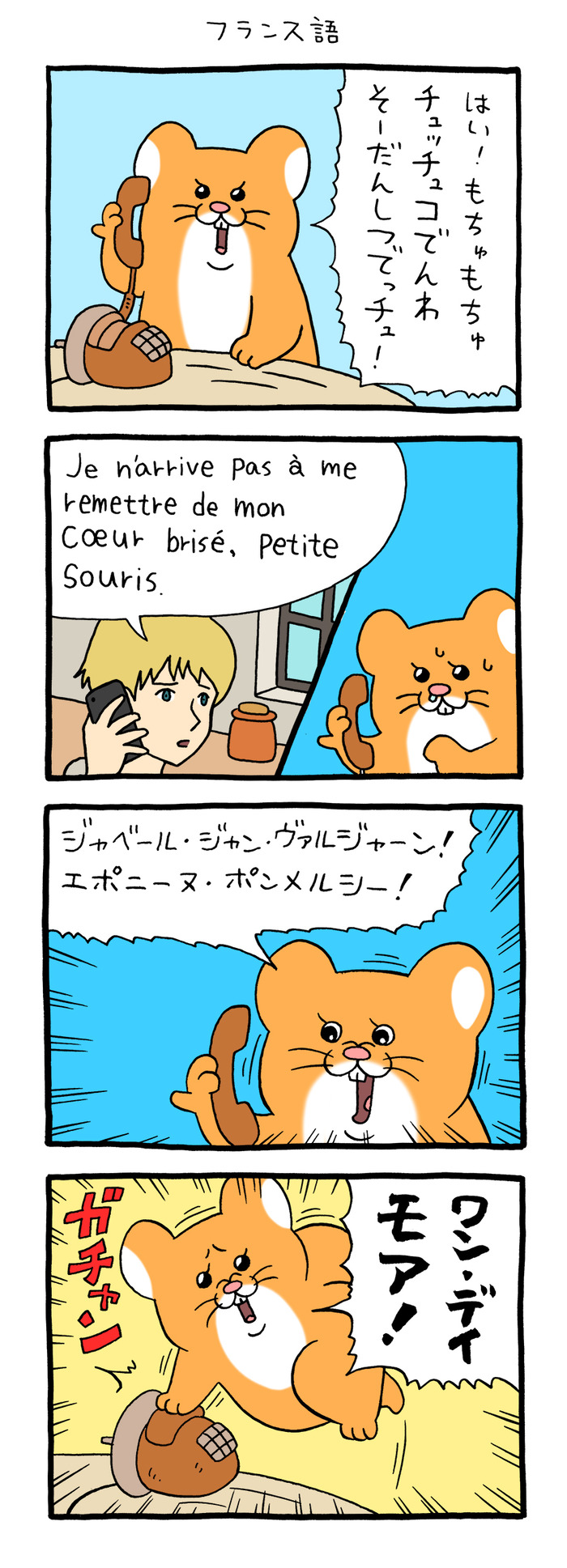 スキネズミ「フランス語」