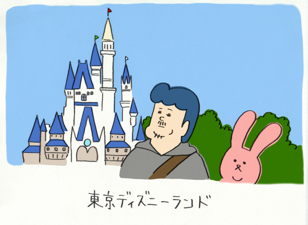 ウサギと行く東京ディズニーランド①～指チュンの恐怖とモーニングピザ 