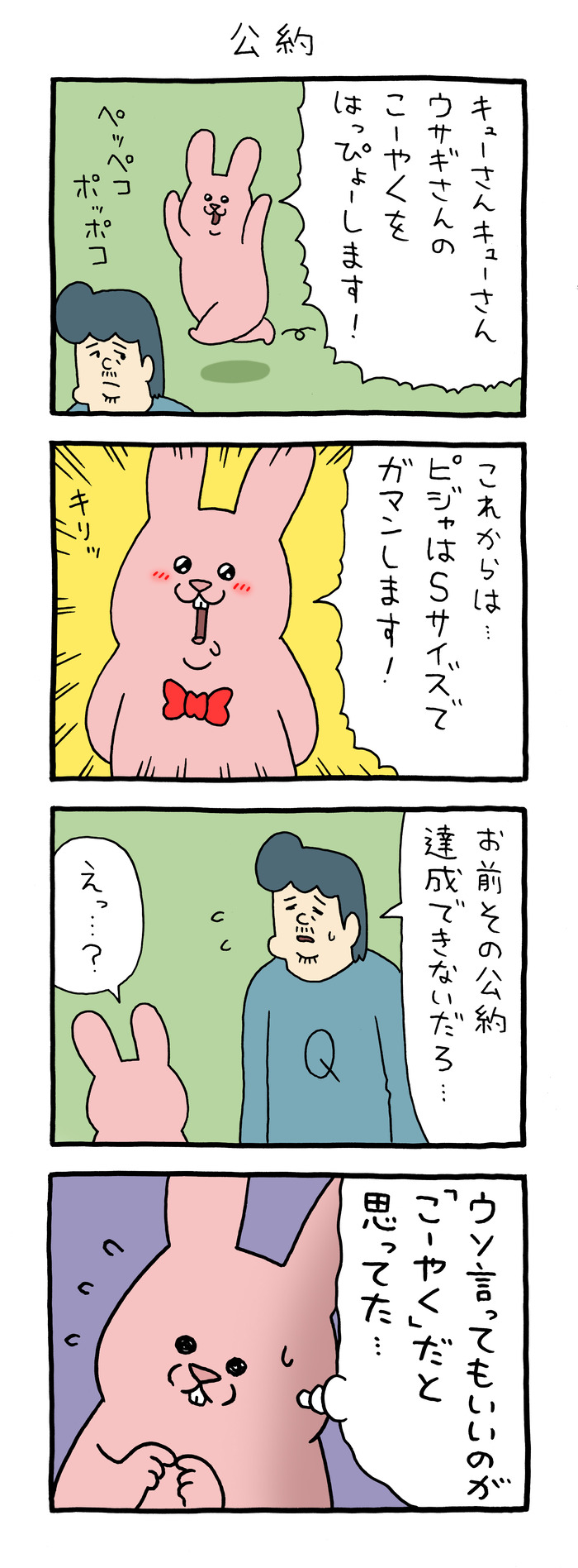 スキウサギ「公約」