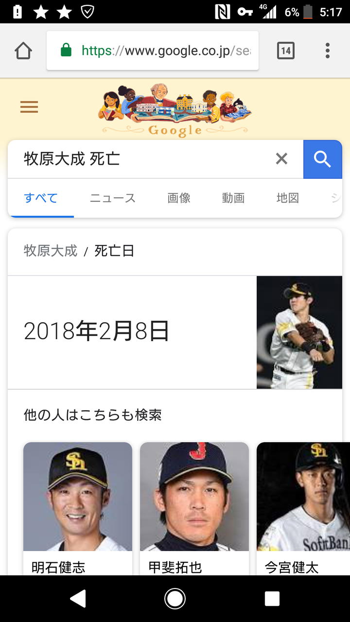 Baseball Days なんjおんj 悲報 ソフトバンク牧原 死んでた