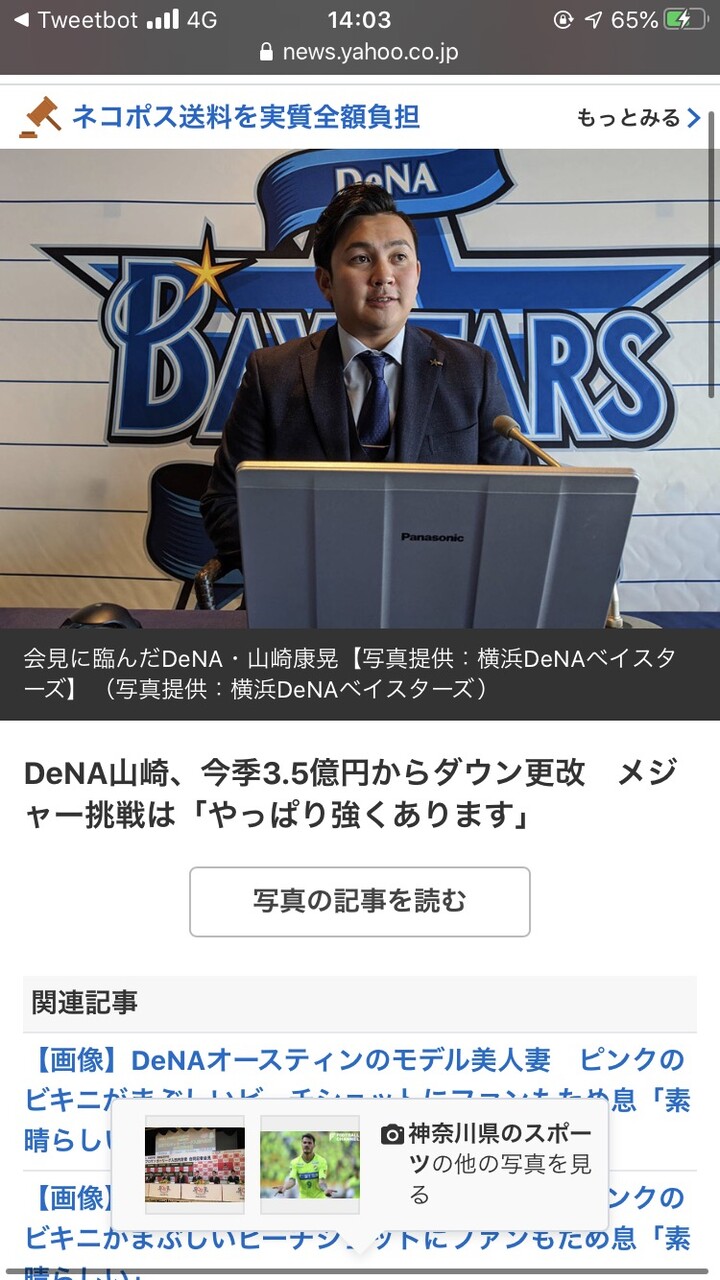 Baseball Days なんjおんj Dena 山崎康晃 ７０００万減の２億８０００万mmemme