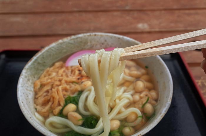 道の駅 豆ｹ島 大豆うどん 呉のメバル師