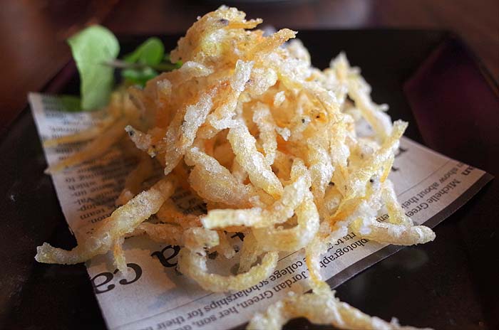 凪の蔵 白魚の唐揚げ あなご飯 呉のメバル師