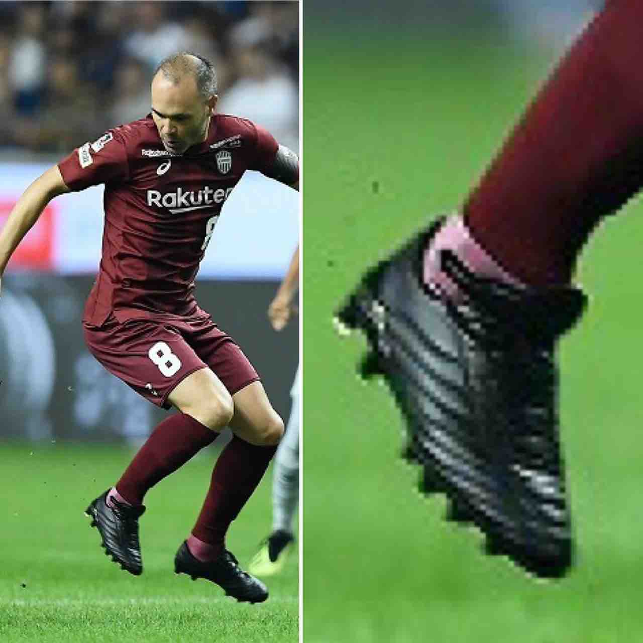 ヴィッセル神戸 イニエスタの神秘のベールに包まれた着用スパイク Yusuke14 サッカースパイクブログ