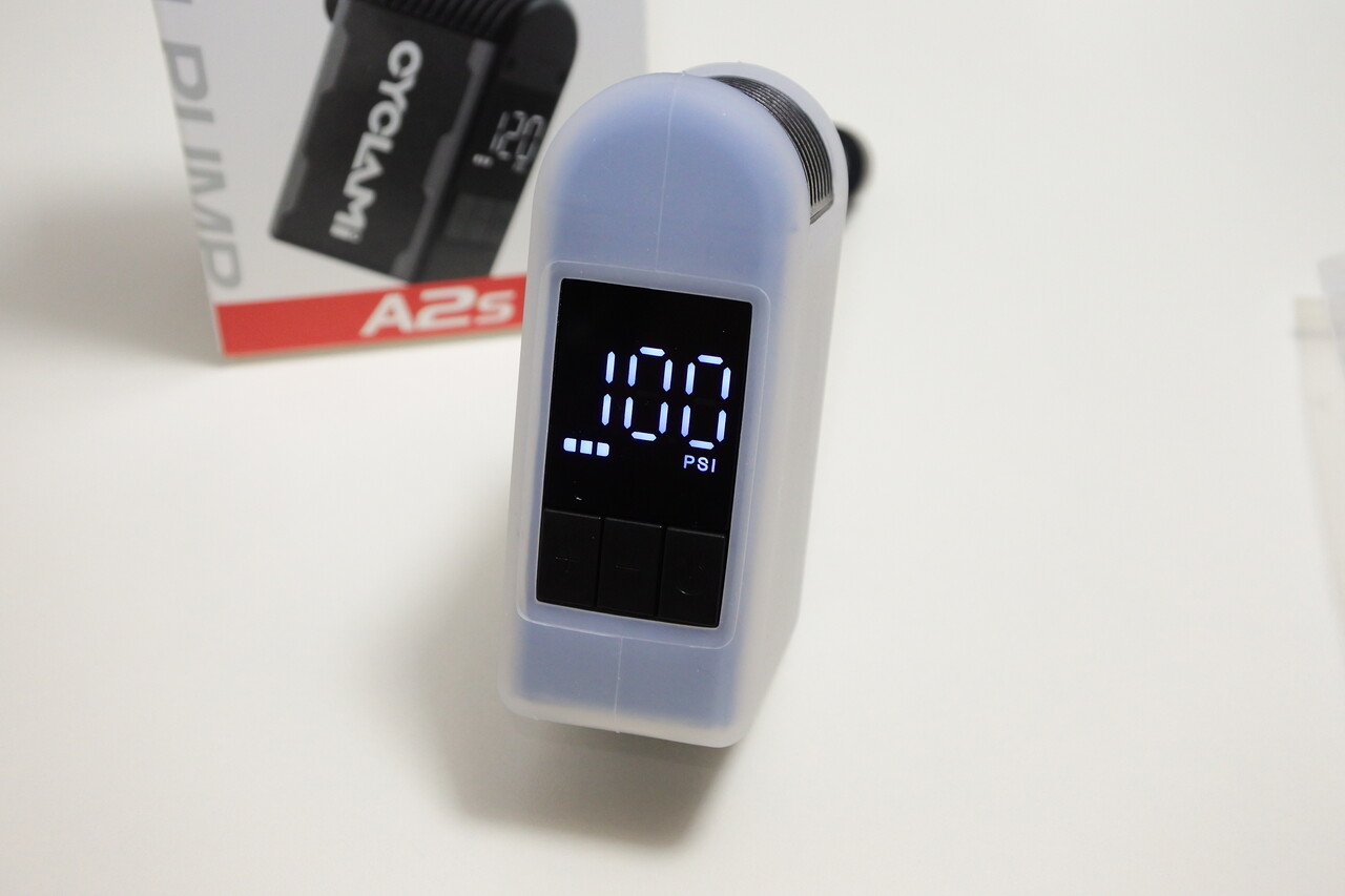 CYCLAMI ミニポンプ A2s 120PSI 電動ポンプ　液晶表示付き Amazon.com : CYCLAMI A2S Mini Tiny Bike Pump with Gauge
