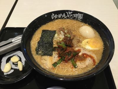 こまとのpc Blog リニューアルされた 花月嵐のにんにくげんこつラーメン醤油 大盛 を食べてみた