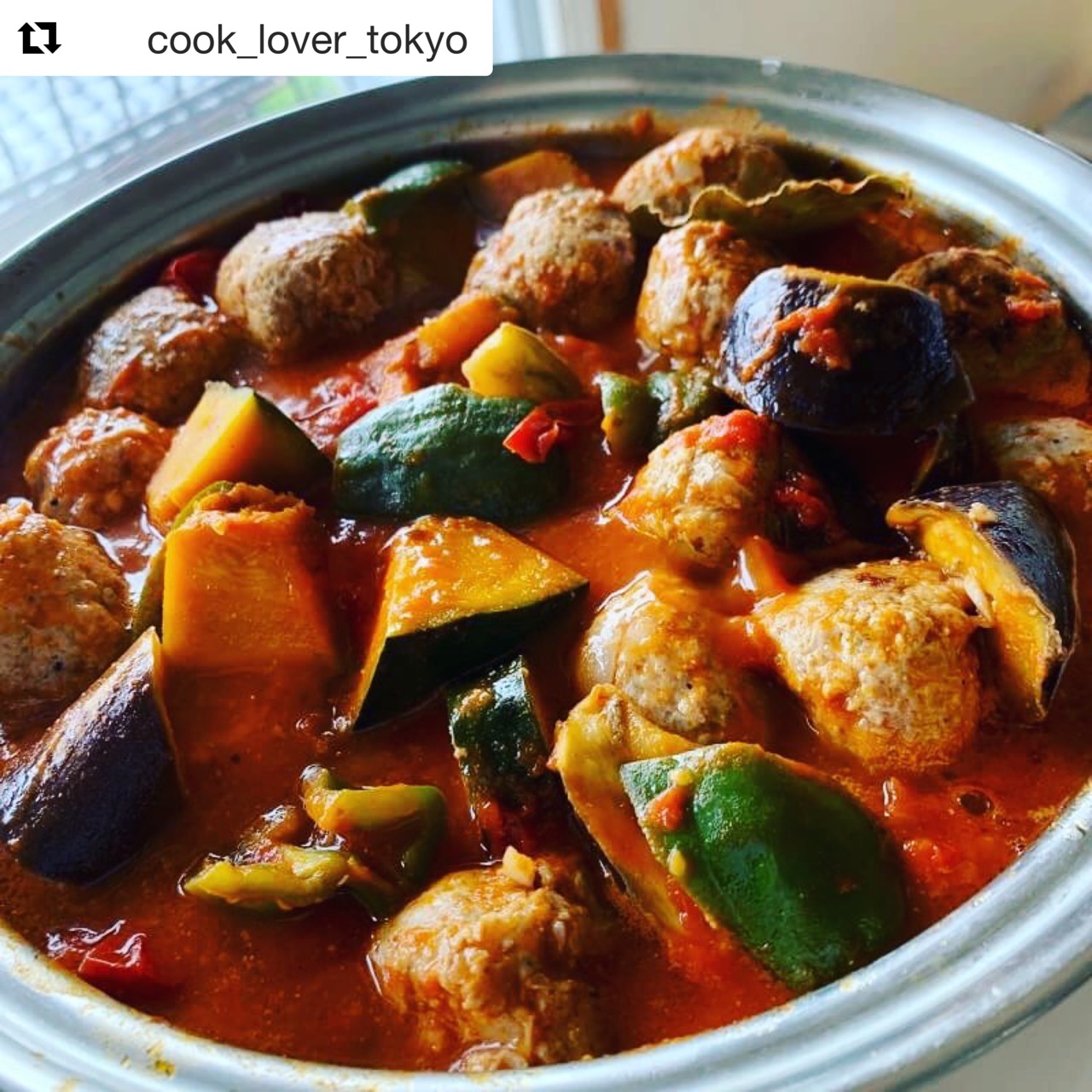 ミートボールと夏野菜のラタトゥイユ Qcレシピ集