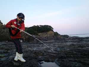 咲子ギャフ練習