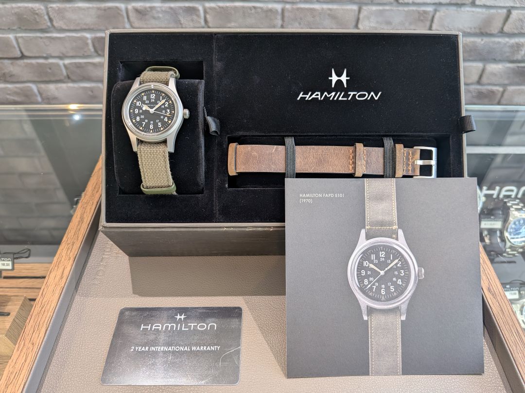 Hamilton】カーキ フィールド メカ 36mm ジャパン エディション ついに