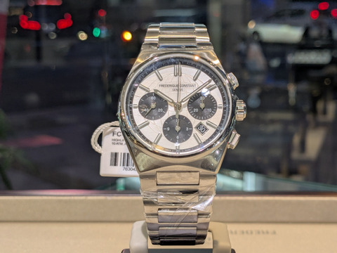 Frederique Constant クロノグラフ 時計 要電池交換 FREDERIQUE CONSTANTの電池交換