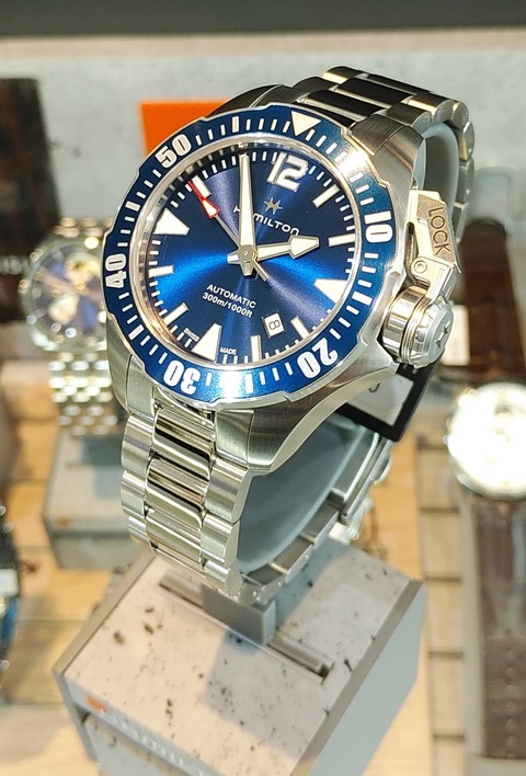 【極美品】ハミルトン　オープンウォーター HAMILTON KHAKI NAVY OPENWATER AUTO ハミルトン カーキ ネイビー
