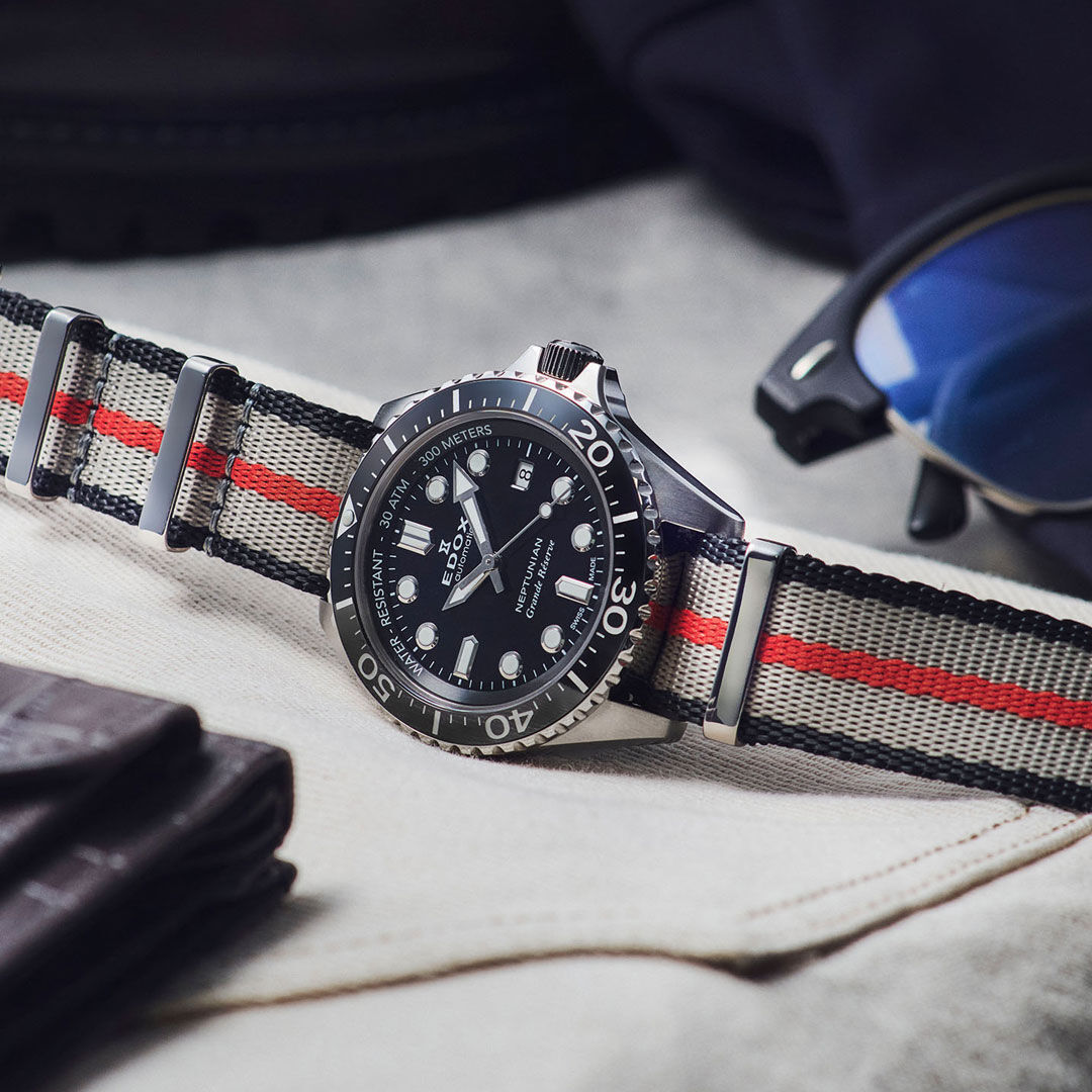 【EDOX NEPTUNIAN】ステンレスベルト+NATOベルト EDOX NEPTUNIAN】ステンレスベルト+NATOベルト - メルカリ