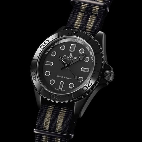 ネプチュニアン グランデ リザーブ オートマティック ジャパン リミテッド エディション 42mm ブラック-3