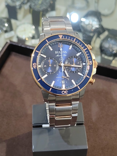 Bulova マリンスター　98C118 アナデジ　デジタル　アナログ　クォーツ Bulova マリンスター 98C118 アナデジ デジタル アナログ クォーツ