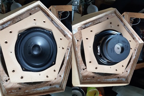 ヤマハ　ウーハー  正面～裏面