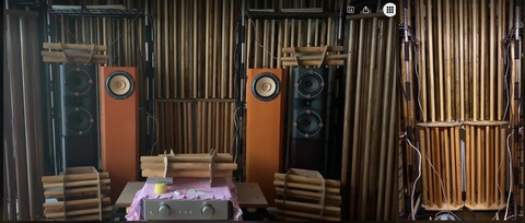 Kさんのリスニング ルーム 合成写真