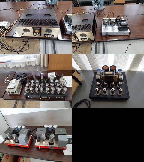 真空管アンプたち