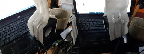 不織布への固定方法