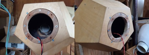 サブバッフル取付状況