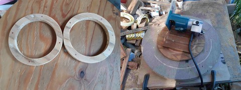 サブバッフルとトリマターンテーブル