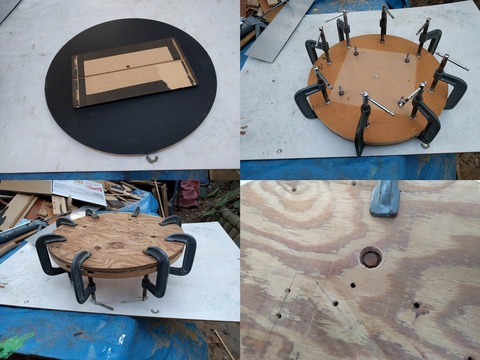 底板と上蓋の加工