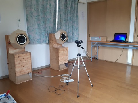 ﾎﾜｲﾄﾉｲｽﾞで音響測定