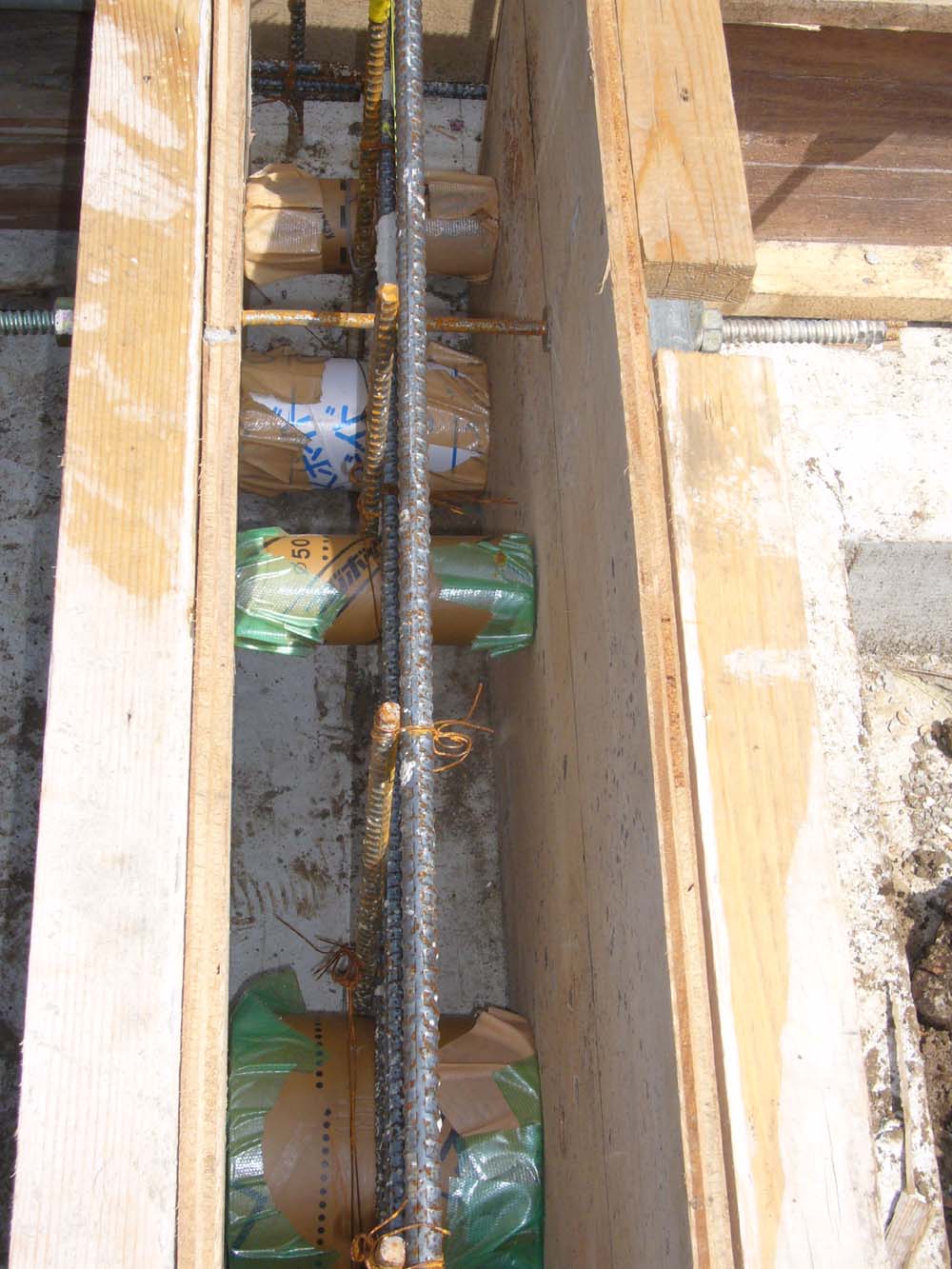 基礎にボイド管の設置 Qull Style 自分らしい家 Lab