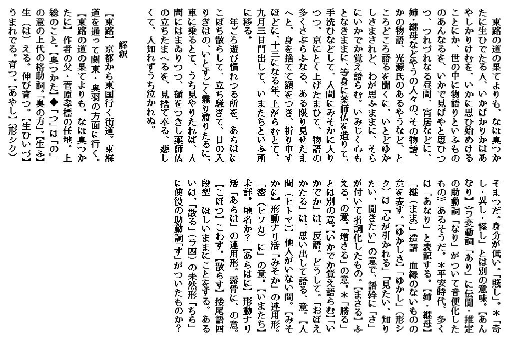 門出 古典を読む