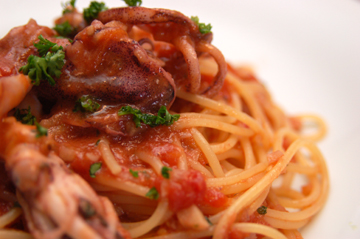 ヒイカのトマトソースパスタ パスタ部活動記