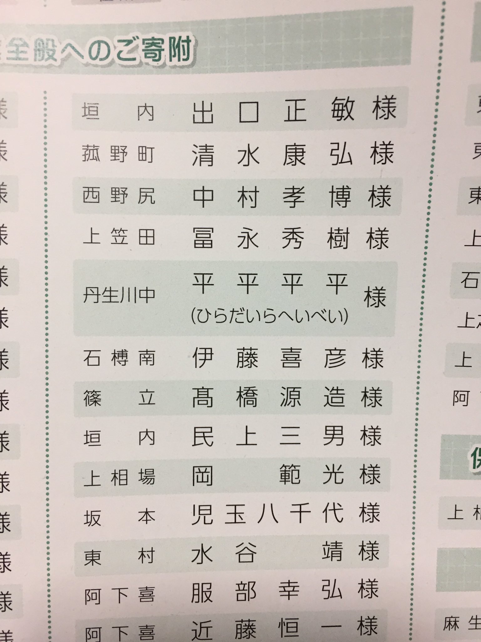 と が 同じ 名前 苗字