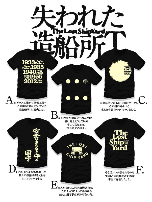 受付終了 失われた造船所ｔ 図案決定投票参加要請 マニアパレル Maniapparel