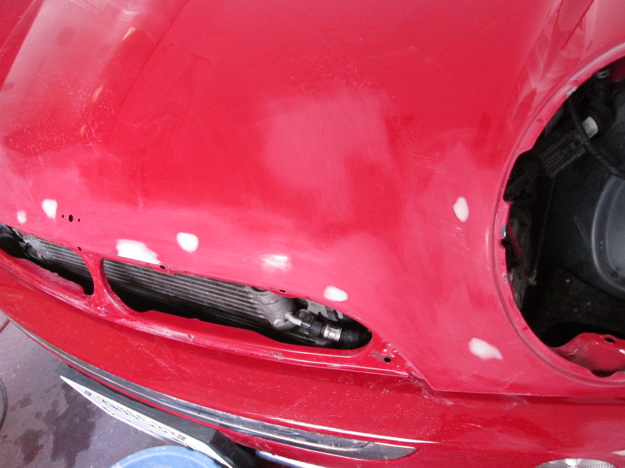 ｍｉｎｉ ｒ５０ ボンネット ｆ ｒバンパー塗装 ドアミラーカバー補修 東海 近畿 滋賀のr Cars Mini エアロ全塗装 カスタム車 製作 販売ブログ