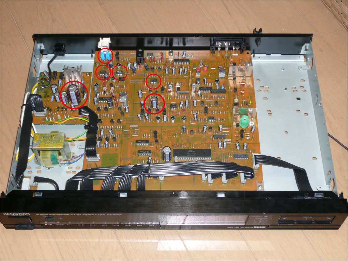 KENWOOD KT-880F 同調点メンテナンス品 KT-880Fの入手と改造 : メモ帳