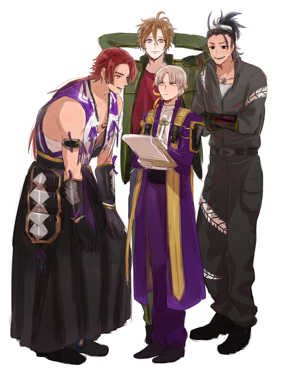 刀剣乱舞 へし切り長谷部くん 槍に囲まれたら小さくて可愛かった イラスト 刀剣乱舞 とうらぶ審神者そくほー