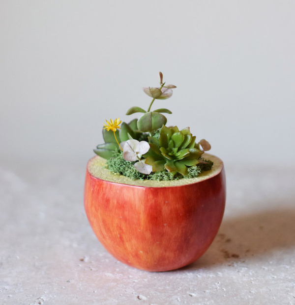 動物や植物な樹脂製アートプランター！『HARIMOGURA』 (6)