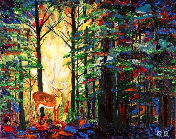 全盲の画家、ジョン·ブランブリットの絵画10