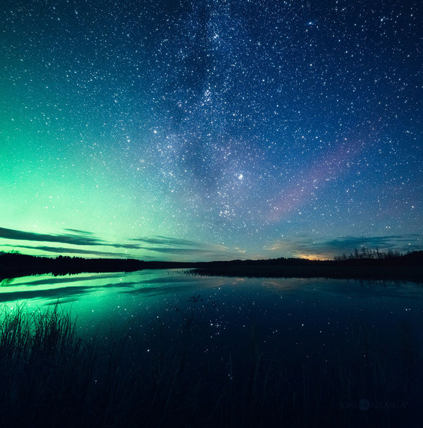 綺麗すぎ！フィンランドの夜空、満天の星空の写真 (2)