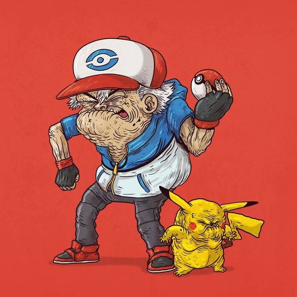 Ash & Pikachu