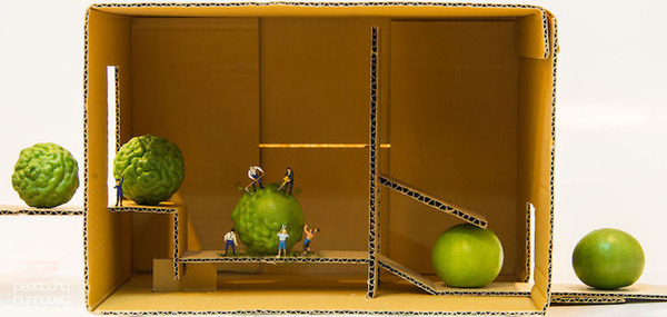 アリエッティ！小人が仕事や生活をしているミニチュアアート (7)