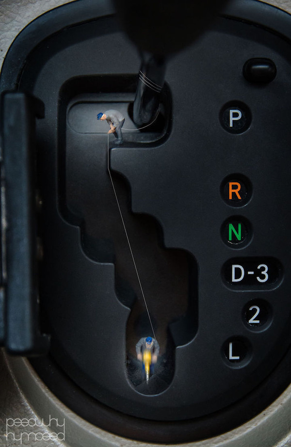 アリエッティ！小人が仕事や生活をしているミニチュアアート (6)