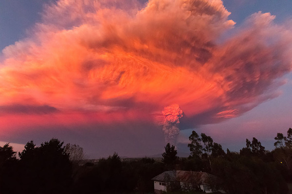 チリのカルブコ火山噴火 2015年 16