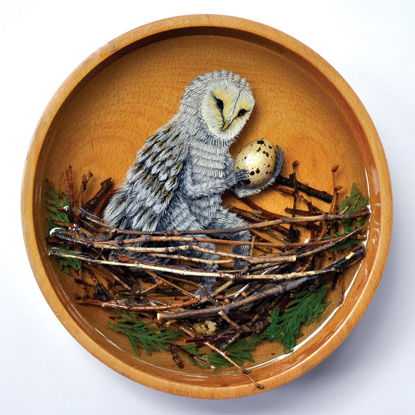 人間に進化したかのような森の動物アート Drew Mosley