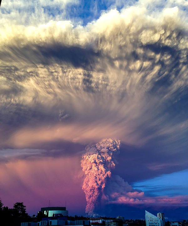 チリのカルブコ火山噴火 2015年 9
