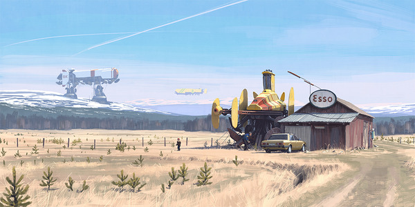 Sci-fi イラスト Simon Stålenhag 10