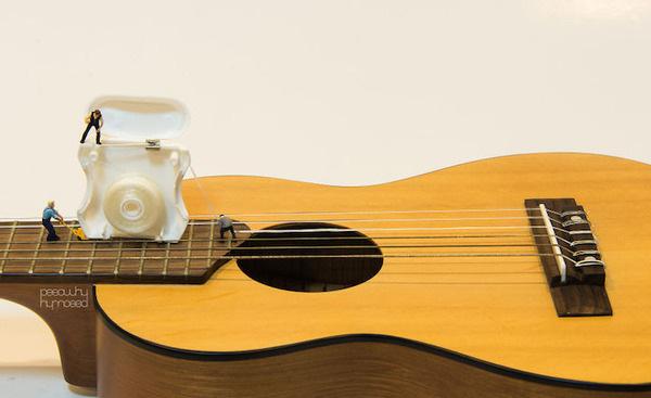 アリエッティ！小人が仕事や生活をしているミニチュアアート (11)