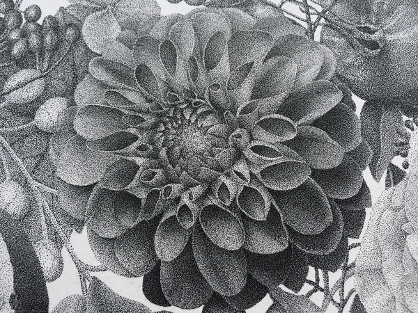 700万の点で描く！370時間をかけて制作された絵画『Autumn』 (9)