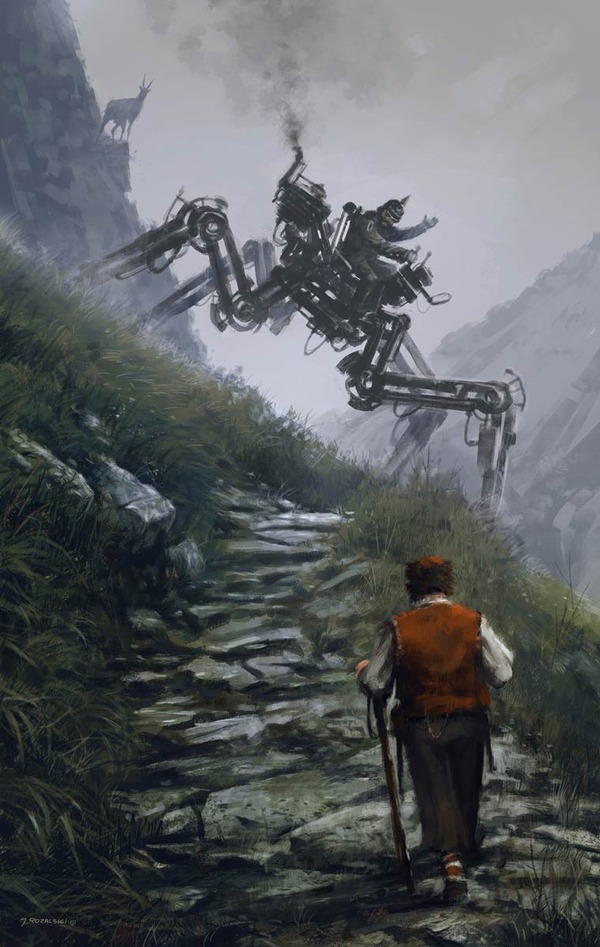 レトロな時代背景に機械的sf要素 もう一つの戦争を描いた空想世界