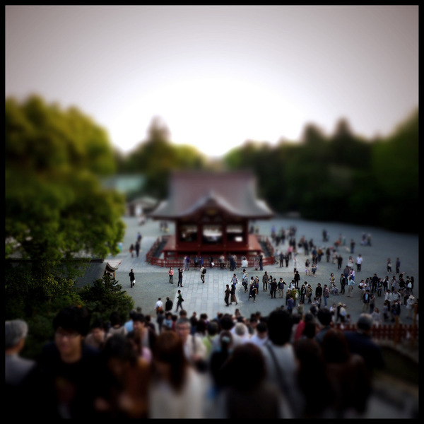 ミニチュアジオラマ風の東京の写真!チルトシフト (4)